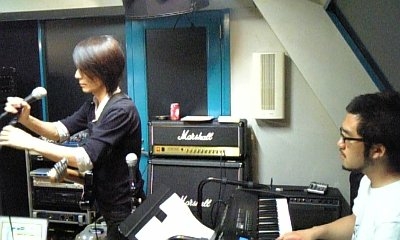 Tatsuya Oe & Keisaku Nakamura at a rehearsal studio