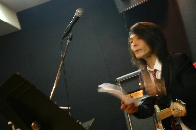 Tatsuya Oe at a rehearsal studio