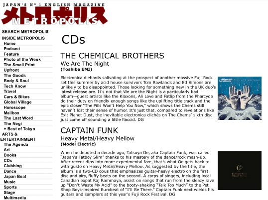 Metropolis - Captain Funk Heavy Metal review