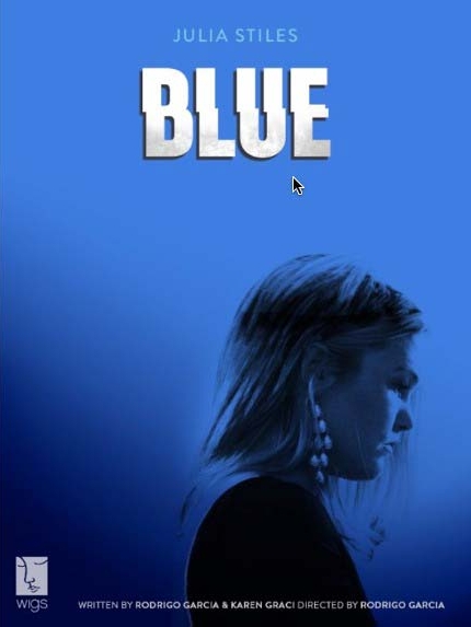 Blue poster