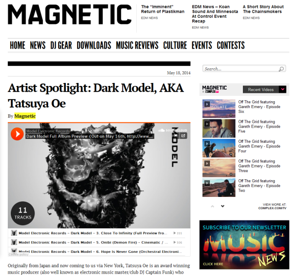 Dark Model on Magnetic_0518